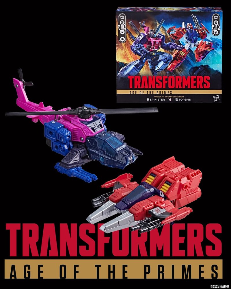 Wreck 'n Doom Collection Topspin vs. Spinister 2-pack